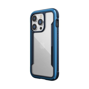 X-Doria Raptic Shield - hliníkové pouzdro pro iPhone 14 Pro (testováno při pádu z výšky 3 m) (Marine Blue)