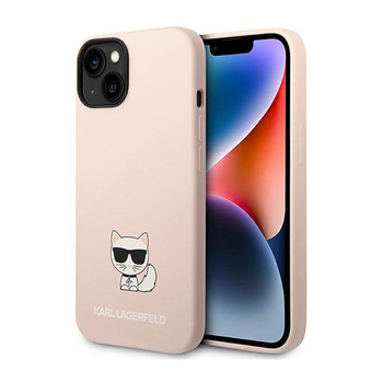 Karl Lagerfeld Choupette Body - Coque pour iPhone 14 Plus (rose clair)