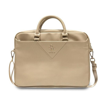 Guess Triangle 4G Computer Bag - 15" / 16" Notebook Bag (Gold)