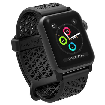 Sportovní řemínek Catalyst - Elastický řemínek pro Apple Watch 38/40/41 mm (Stealth Black)