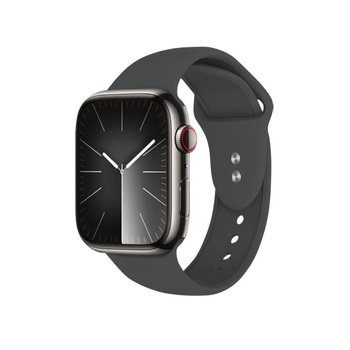 Crong Liquid - Řemínek pro Apple Watch 44/45/46/49 mm (Grafitová)