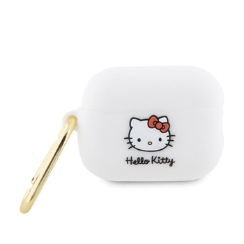 Hello Kitty Silicone 3D Kitty Head - AirPods Pro 2 Hülle (weiß)