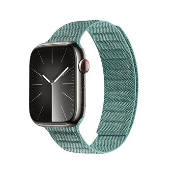 Crong Melange - Magnetický řemínek pro Apple Watch 38/40/41/42 mm (tyrkysová melanž)