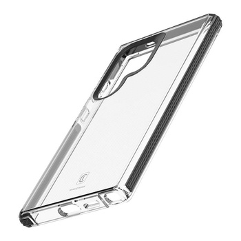 Cellularline Tetra Force Strong Guard - Samsung Galaxy S24 Ultra Case with MICROBAN Coating (Clear)