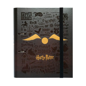 Harry Potter - A4-es mappa (2 gyűrűs, gumiszalaggal)