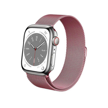 Crong Milano Steel - Stainless Steel Strap for Apple Watch 38/40/41/42 mm (rose gold)