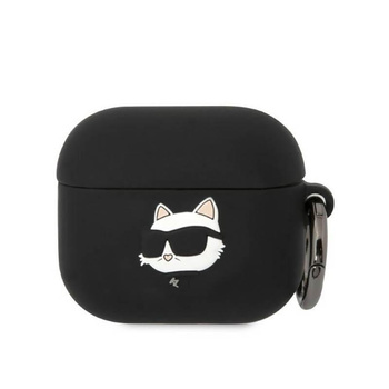 Karl Lagerfeld Silicone NFT Choupette Head 3D - AirPods 3 Case (black)