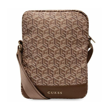 Guess GCube Stripe Tablet Bag - 10" Tablet Bag (Brown)