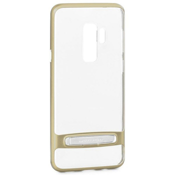 Mercury Dream Bumper - Samsung Galaxy S9+ Hülle mit Metallständer (gold)