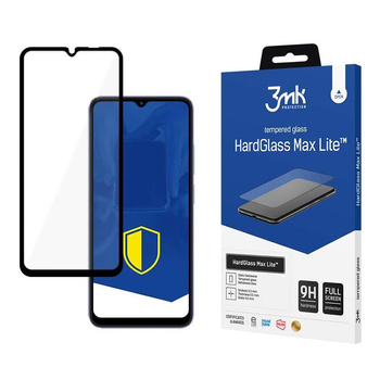 3mk HardGlass Max Lite - Verre trempé pour Xiaomi Redmi 12C (Noir)