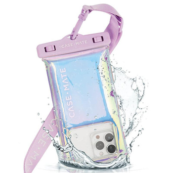 Case-Mate Waterproof Floating Pouch - Wasserdichte Tasche für Smartphones bis zu 6,7" (Soap Bubble)