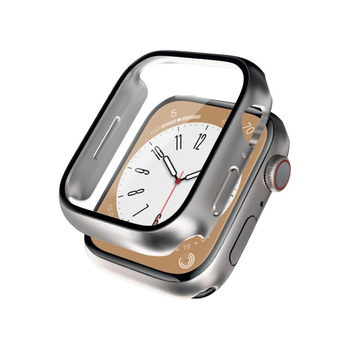 Crong Hybrid Watch Case - Boîtier en verre pour Apple Watch 41mm (Starlight)