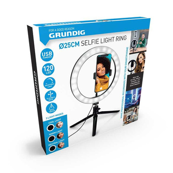 Grundig - Ring light for photos, selfie, makeup