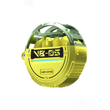 WEKOME VB05 Vanguard Series - V5.3 TWS casque Bluetooth sans fil avec étui de chargement (Vert)