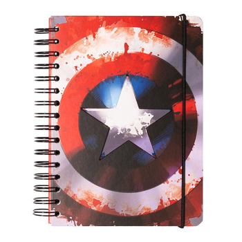 Marvel - Notebook / Notes A5 Captain America