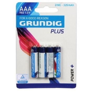 Grundig - Jeu de piles zinc AAA / R03 1,5 V 4 pcs.