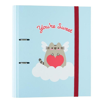 Pusheen - classeur A4 de la collection Purrfect Love (2 anneaux, élastique)