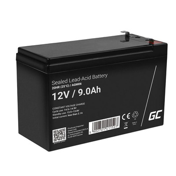 Green Cell - AGM VRLA 12V 9Ah maintenance free battery for UPS