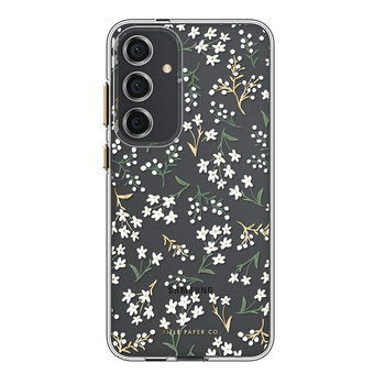 Rifle Paper Clear - Pouzdro pro Samsung Galaxy S24+ (Petite Fleurs)