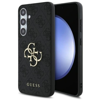 Guess 4G Big Metal Logo - Étui Samsung Galaxy S24 FE (gris)