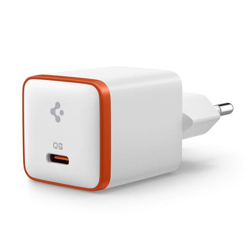 Spigen ArcStation Essential EE301EU - Chargeur secteur USB-C PD + QC3.0 30W (blanc)