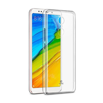 Crong Crystal Slim Cover - Xiaomi Redmi 5 Plus Case (Transparent)