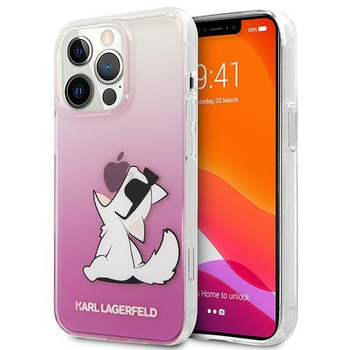 Karl Lagerfeld Choupette Fun napszemüveg - iPhone 14 Pro Max tok (rózsaszín)