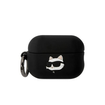 Karl Lagerfeld Silicone NFT Choupette Head 3D - Étui AirPods Pro 2 (noir)