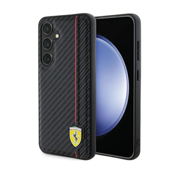 Ferrari Carbon Printed Line - Samsung Galaxy S24 Case (black)