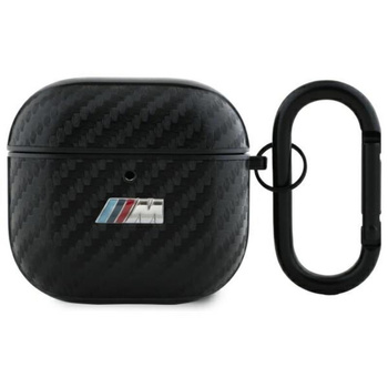 BMW PU Carbon M Collection - pouzdro pro AirPods 4 (černé)