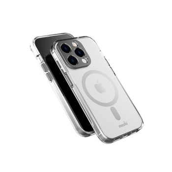 Moshi iGlaze MagSafe - iPhone 14 Pro Case (Meteorite Gray)