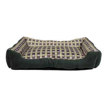 Soft couch bed for dog 90 x 70 x 20 cm roz. XL (green)