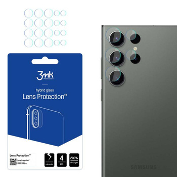 3mk Lens Protection - Samsung Galaxy S23 Ultra verre de l'objectif de l'appareil photo (4 sets)