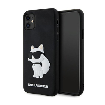 Karl Lagerfeld 3D Gummi NFT Choupette - iPhone 11 Hülle (Schwarz)