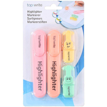 Topwrite - Set de surligneurs 4 couleurs