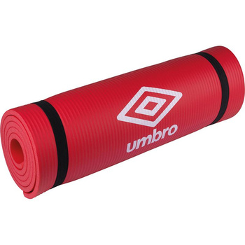 Umbro - Mata do fitness, yoga z taśmą transportową (czerwony)