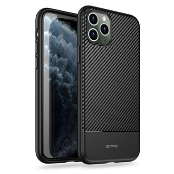 Kryt Crong Prestige Carbon - pouzdro pro iPhone 11 Pro (černé)