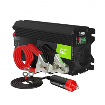 Green Cell - Onduleur PRO 12V à 230V 500W/1000W Convertisseur de tension à onde sinusoïdale modifiée