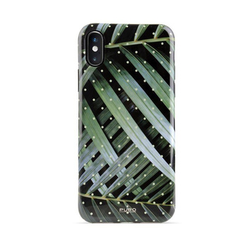 PURO Glam Tropical Leaves - iPhone Xs / X Case (Brilliant Leaves)