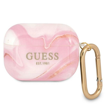 Guess Marble Est. - Airpods Pro Case (pink)