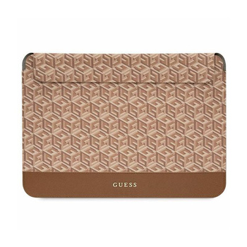 Guess GCube Stripes Computer Sleeve - 14" Notebook Case (Brown)