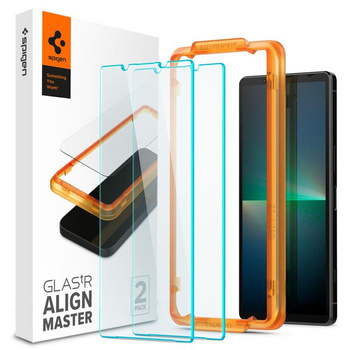 Spigen Alm Glas.TR 2-Pack - Tvrzené sklo pro Sony Xperia 5 V (čiré)