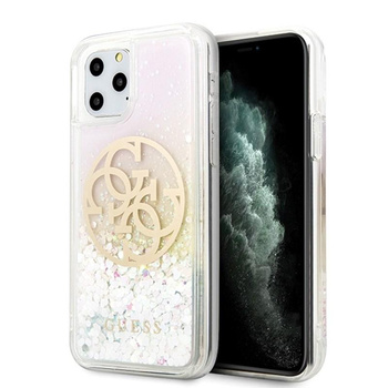 Guess Gradient Liquid Glitter Circle Logo - iPhone 11 Pro Max tok