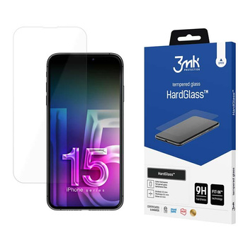 3mk HardGlass - Tempered Glass for iPhone 15 Plus