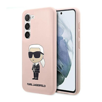 Karl Lagerfeld Silikon NFT Ikonik - Samsung Galaxy S23 Tasche (rosa)