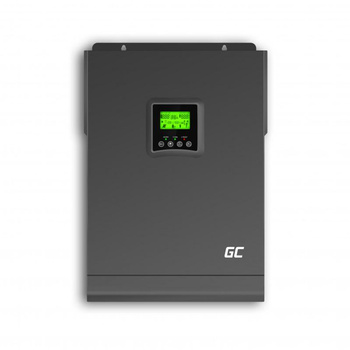 Green Cell - Solární střídač Off Grid se solární nabíječkou MPPT 48VDC 230VAC 3000VA/3000W Pure sine wave