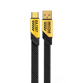 WEKOME WDC-190 Mecha Series - Kabel pro rychlé nabíjení USB-A na USB-C 1 m (žlutý)