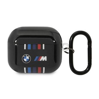 BMW Pouzdro AirPods 3 s více barevnými linkami (černé)