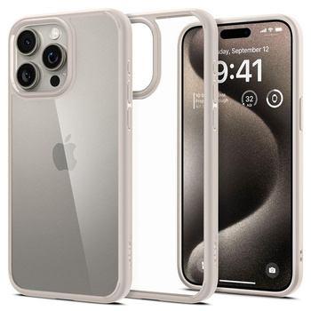 Spigen Ultra Hybrid - pouzdro pro iPhone 15 Pro (Natural Titanium)