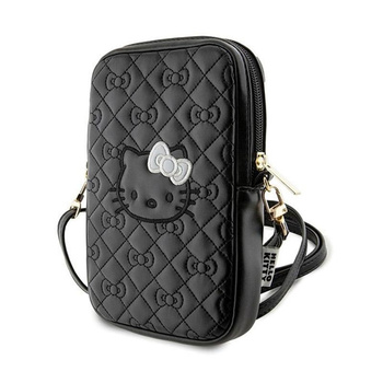 Hello Kitty Quilted Bows Strap - Crossbody Handytasche (schwarz)